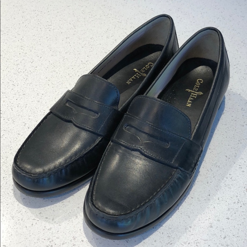 Cole Haan classic loafer in black leather